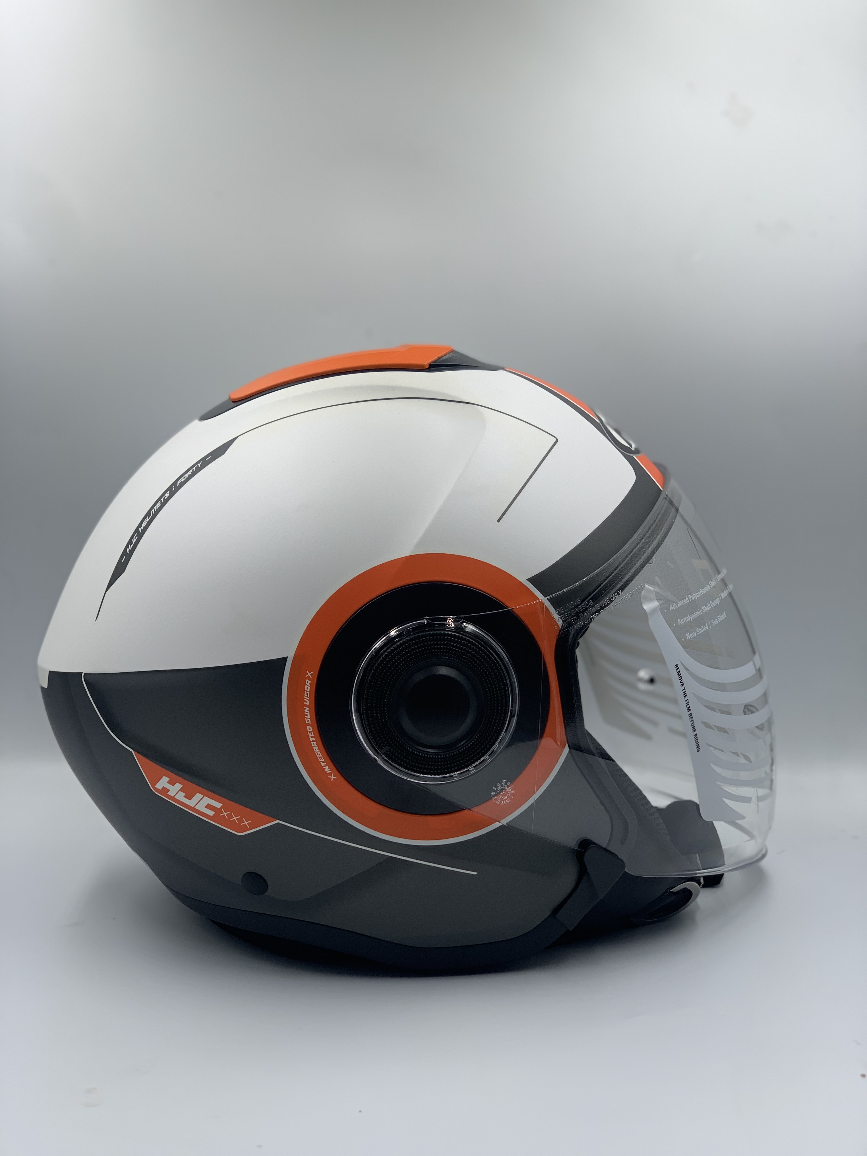HJC Helmet I40 Panadi MC7SF Open Face (Double Visor)